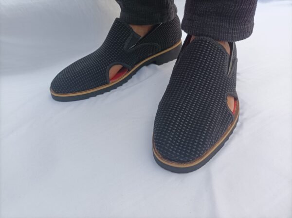 Sleepers Shoe With Akwete Fabric Design - Image 6