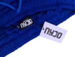 Ochu Premium Cobalt Blue Relaxed-Fit Joggers with Wavy Contrast Stitching - Image 4