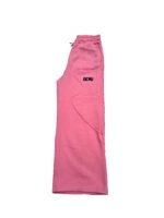 Ochu "Wave" Bubblegum Pink Wide-Leg Joggers – Premium Streetwear Joggers with Contrast Embroidery - Image 3